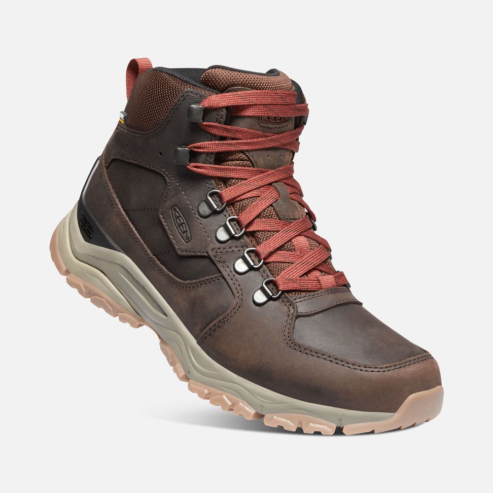 Keen Laarzen Heren Rood/Bruin - Innate Leern Waterproof - 93182-PADR